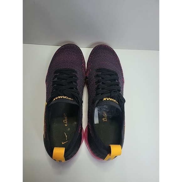 Size 9.5 - Nike Air VaporMax Flyknit 2 Pink Blast 2018 Men 942842-008 Excellent - Picture 6 of 10